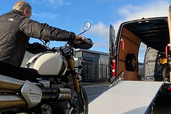 Motorcycle transport service